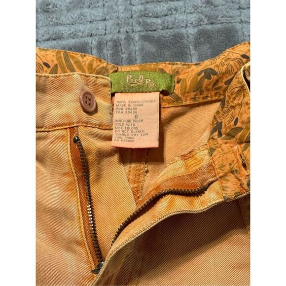 Pulp women's mid-rise butter scotch side panel Tencel bootcut pants 8/M - Picture 7 of 7